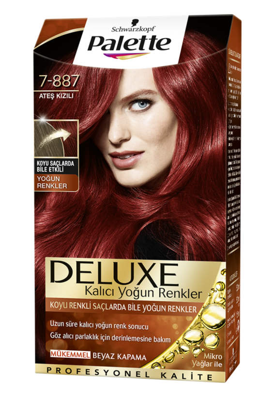 palette delux 7,887 ateş kızılı